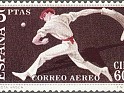 Spain 1960 Filatelia 5 Ptas Red & Brown Edifil 1287. España 1960 1287. Subida por susofe